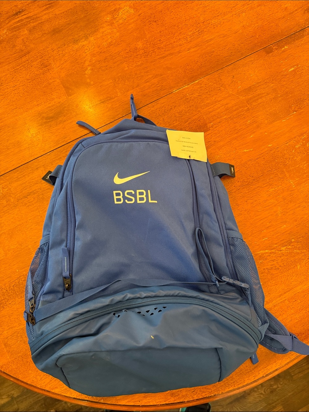 Nike Blue BSBL Men's Backpack with White Logo
